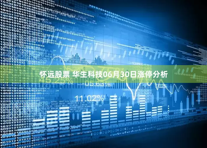 怀远股票 华生科技06月30日涨停分析