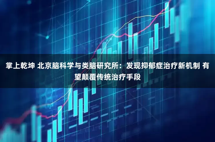 掌上乾坤 北京脑科学与类脑研究所：发现抑郁症治疗新机制 有望颠覆传统治疗手段